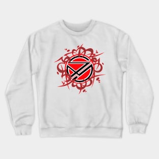 Sinister Motives tribal red logo Crewneck Sweatshirt